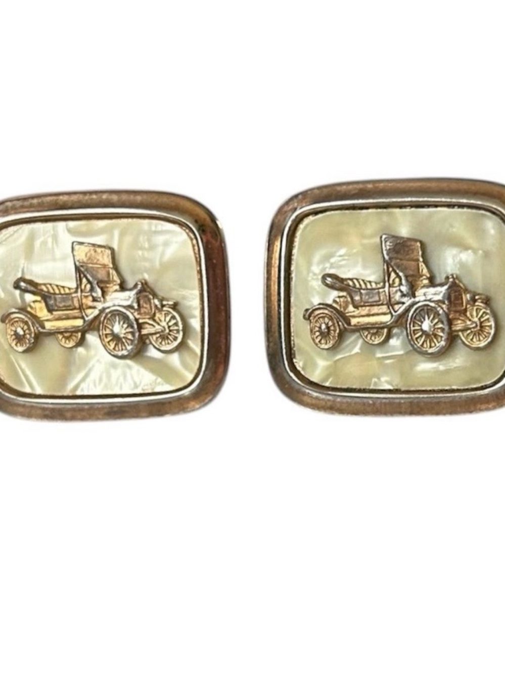 Vintage Antique Car Balfour Cufflinks